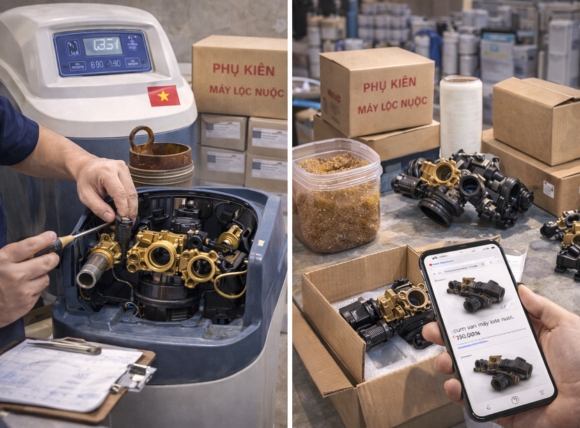 Lợi thế tìm kiếm và thay thế linh kiện của máy nội địa