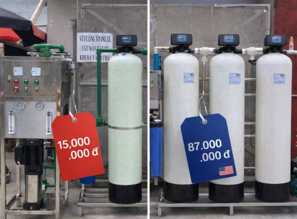 Mức giá tham khảo của máy nội địa và máy lắp ráp