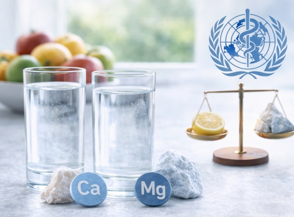 Ngưỡng 100-150 mg/L theo WHO đạt cân bằng giữa hương vị và khoáng chất