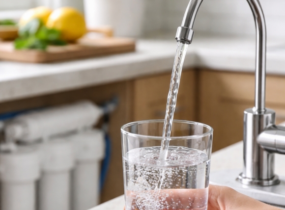 Nước sau lọc RO đạt tiêu chuẩn uống trực tiếp