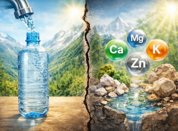 Nước khoáng là lựa chọn tối ưu nhờ cân bằng khoáng chất tự nhiên