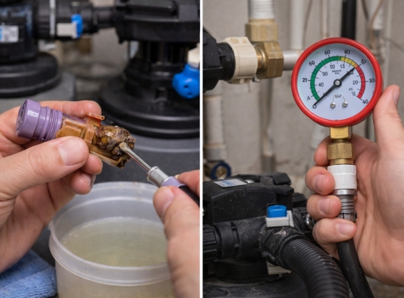 Cách vệ sinh injector và kiểm tra áp lực đầu vào