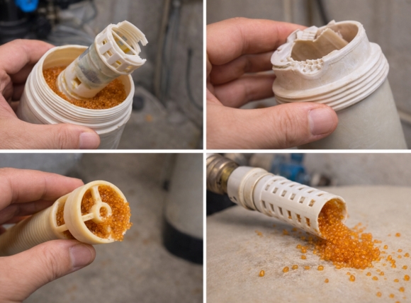 Nguyên nhân khiến hạt nhựa thoát ra khỏi cột lọc