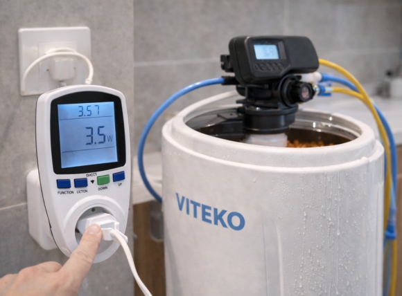 Mức tiêu thụ điện của hệ thống làm mềm nước VITEKO