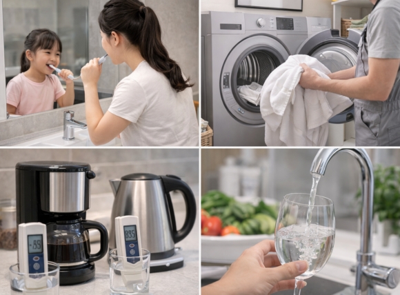 Phạm vi sử dụng phù hợp của nước sau làm mềm