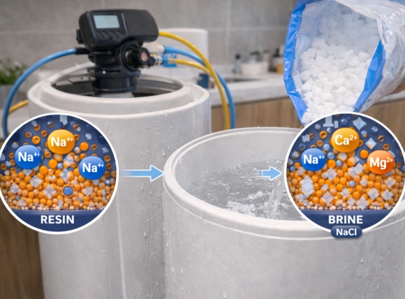 Quy trình hoàn nguyên bằng muối NaCl và ý nghĩa vận hành