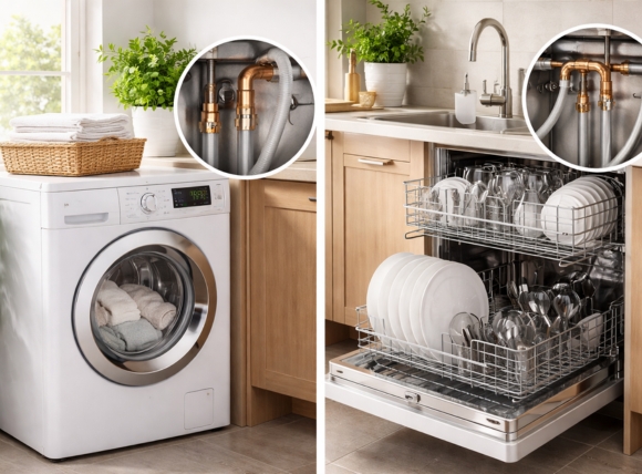Máy giặt và máy rửa bát bền hơn nhờ đường ống sạch cặn