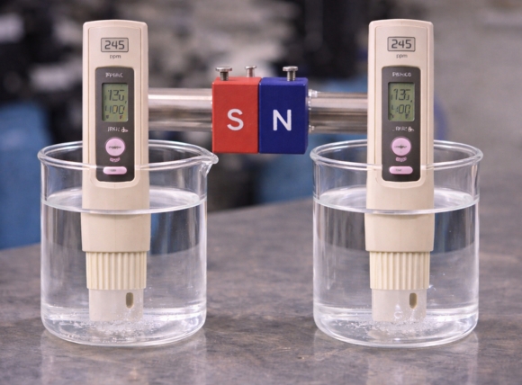 Chỉ số TDS không thay đổi sau khi qua thiết bị từ tính