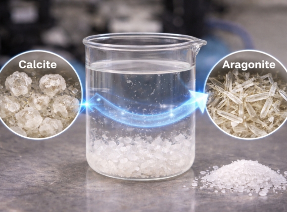 Quá trình chuyển hóa cấu trúc tinh thể Calcite sang Aragonite