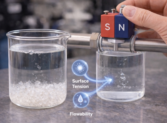 Tác động phụ trợ của từ trường lên tính chất vật lý của nước