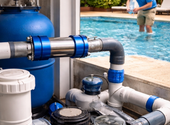 Ứng dụng xử lý nước bể bơi