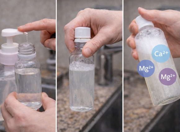 Cách kiểm tra độ cứng nước nhanh tại nhà