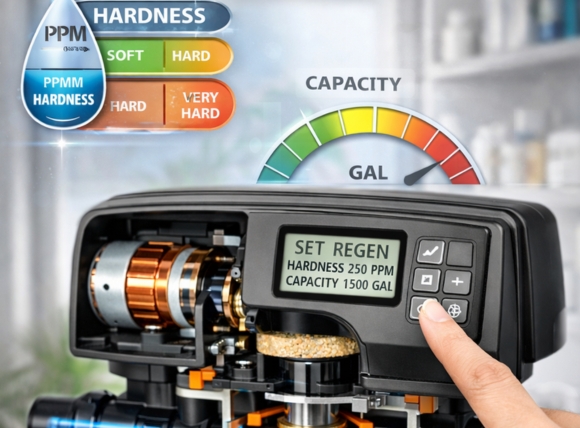 Cài đặt chu kỳ tái sinh theo độ cứng và công suất