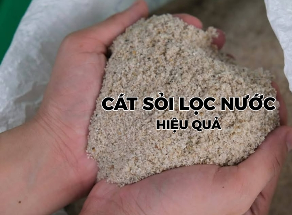 Lọc qua cát và sỏi tự nhiên xử lý nước đục không dùng hóa chất