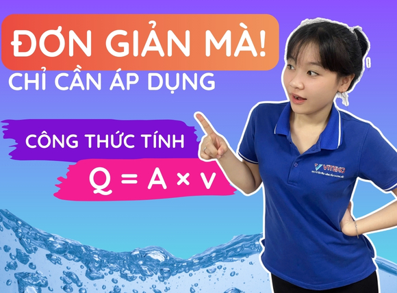 Tính công suất lọc theo diện tích và tốc độ
