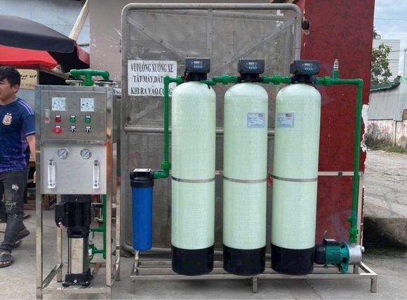 Lắp đặt thực tế hệ thống lọc nước giếng cho gia đình 4-6 người