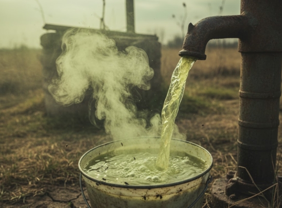 Nước giếng khoan có mùi trứng thối (mùi hôi) là bị gì?