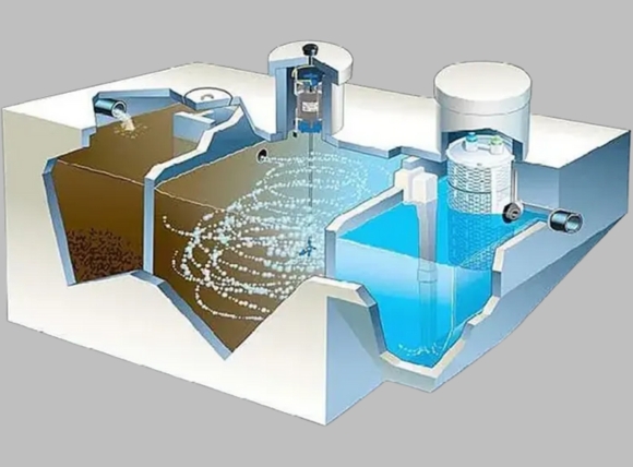 Bước 3 - Keo tụ và lắng cặn