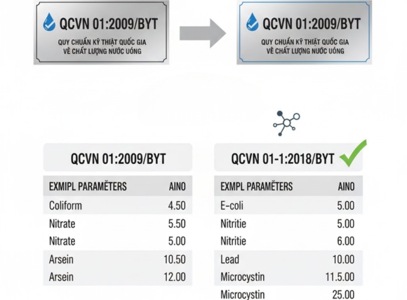 Chuyển đổi QCVN 01:2009/BYT sang QCVN 01-1:2018/BYT