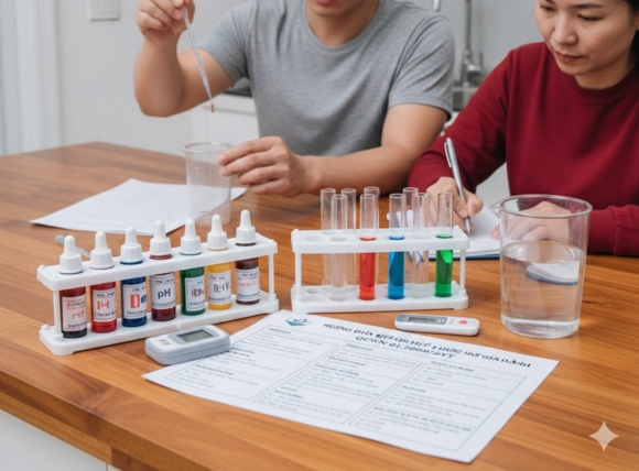 Test QCVN 01:2009/BYT cho hộ gia đình, cá nhân