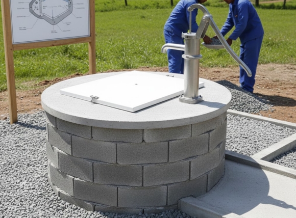 Thiết kế nước giếng khoan đúng quy cách