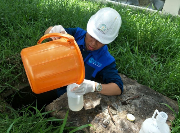 Triển khai xét nghiệm nước giếng khoan