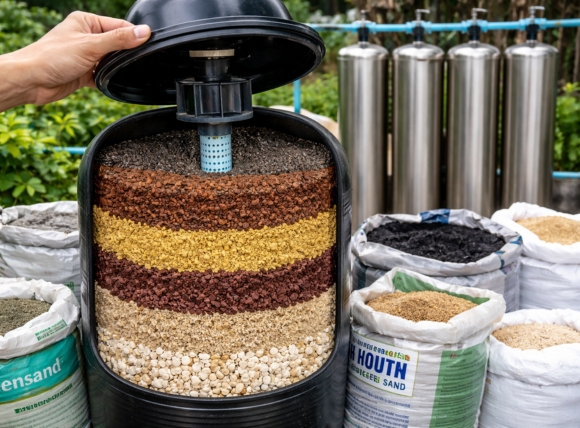 Vật liệu lọc bên trong quyết định hiệu quả xử lý phèn và kim loại nặng