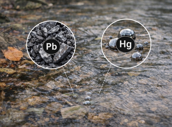 Chì và thủy ngân trong nước đầu nguồn