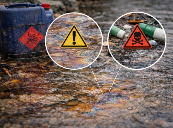 Hóa chất độc hại và thuốc trừ sâu tồn dư trong nước