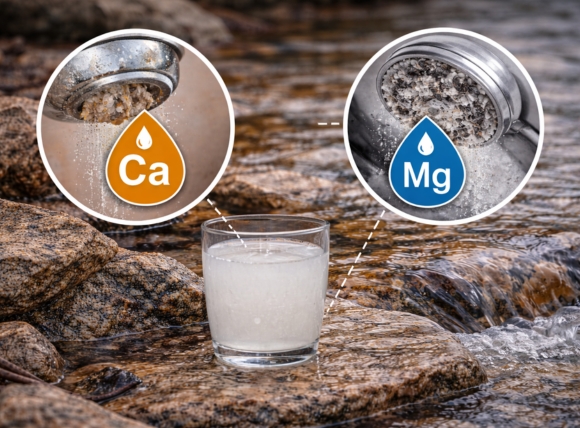 Nước cứng chứa nhiều canxi và magie