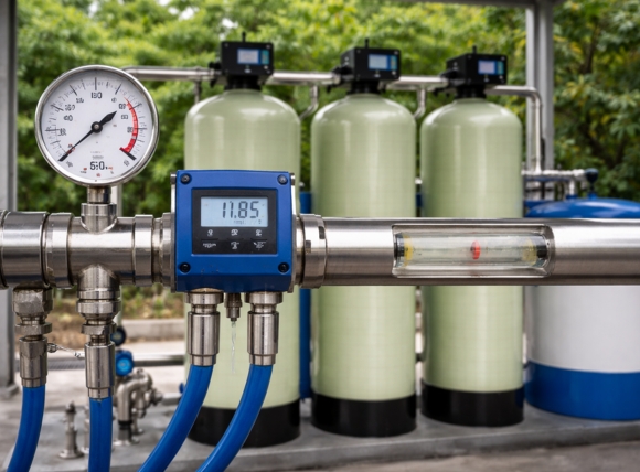 Áp lực nước đầu ra ổn định nhờ vật liệu lọc làm sạch đúng chu kỳ