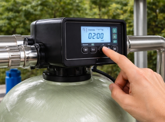 Cài đặt van lọc nước tự động theo thời gian