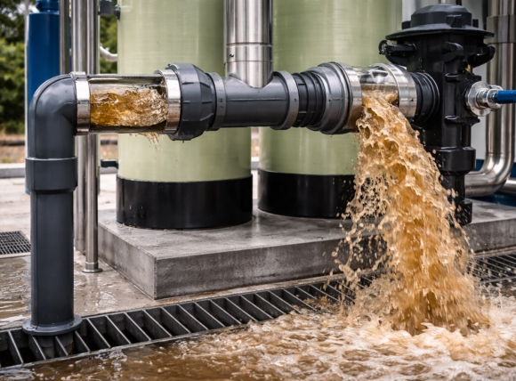 Rửa ngược loại bỏ bùn đất và kim loại nặng bám trên vật liệu lọc