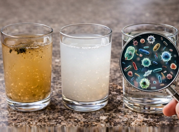 Dấu hiệu cảm quan của nước nhiễm vi sinh và giới hạn của quan sát