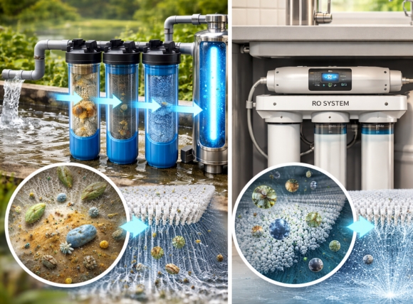 Khả năng loại virus siêu nhỏ so với vi khuẩn của các hệ thống hiện nay