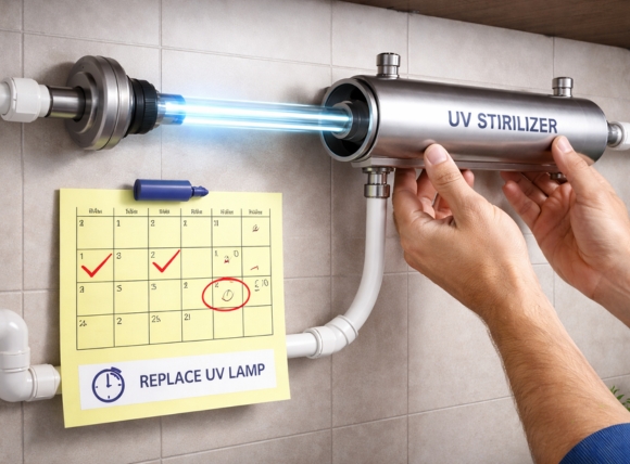 Tuổi thọ bóng đèn UV và lịch bảo trì để duy trì hiệu suất diệt khuẩn