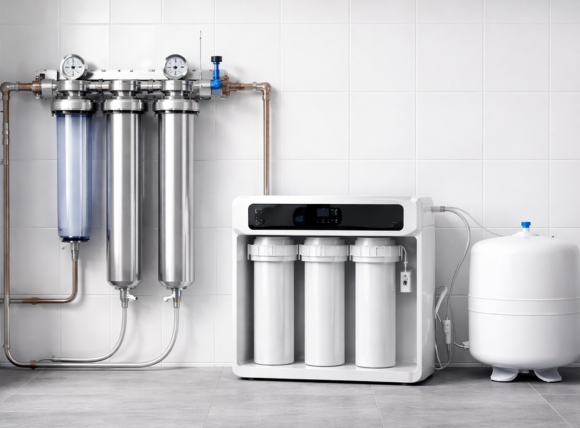 Máy RO xử lý nước uống, bộ lọc đầu nguồn bảo vệ cả da và hô hấp