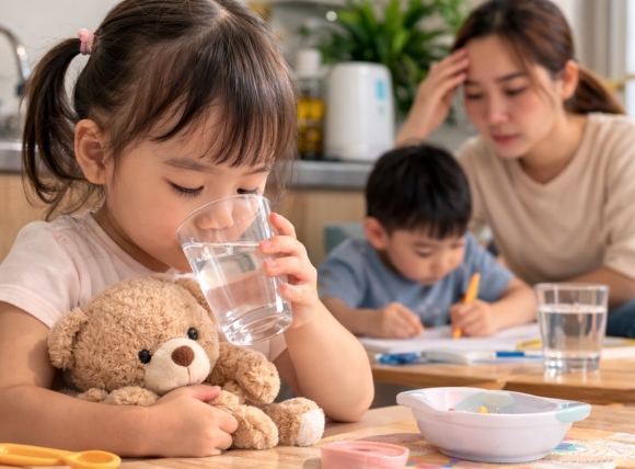 Trẻ nhỏ là đối tượng dễ bị ảnh hưởng bởi nước ô nhiễm