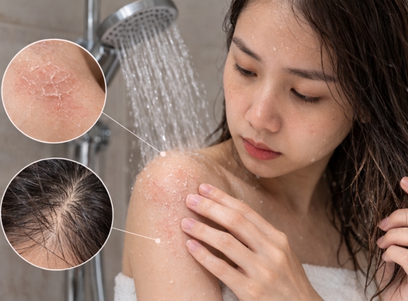 Clo phá vỡ lớp bảo vệ da và làm yếu nang tóc