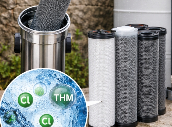 Lõi than hoạt tính VITEKO loại bỏ clo và THM