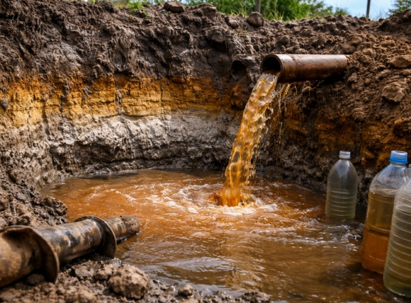 Asen hòa tan tự nhiên từ tầng địa chất trầm tích