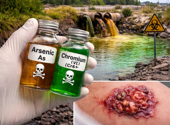 Nguy cơ ung thư từ asen và crom hóa trị VI