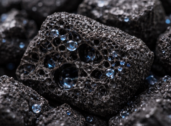 Cấu trúc vi xốp than hoạt tính lọc nước tạo nên khả năng hấp phụ đặc trưng