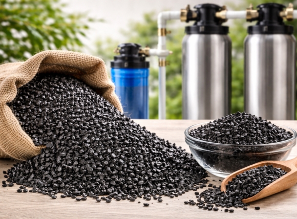 GAC - Than hoạt tính dạng hạt cho lọc đầu nguồn