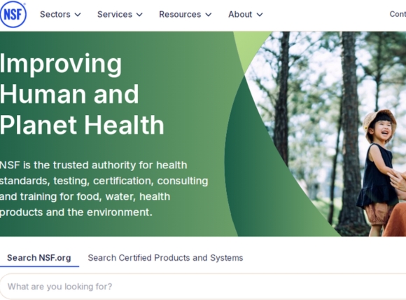 Tra cứu trực tiếp trên cơ sở dữ liệu chính thức tại nsf.org