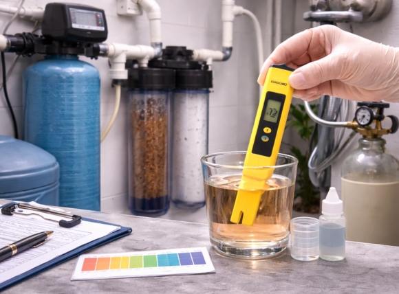 CO₂ hòa tan cao làm giảm pH nước sau quá trình lọc