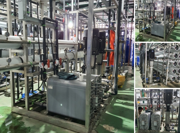 Hình ảnh thực tế lắp đặt hệ thống RO kết hợp EDI