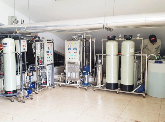 Hình ảnh thực tế lắp đặt hệ thống RO kết hợp EDI