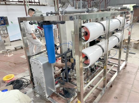 Hình ảnh thực tế lắp đặt hệ thống RO kết hợp EDI