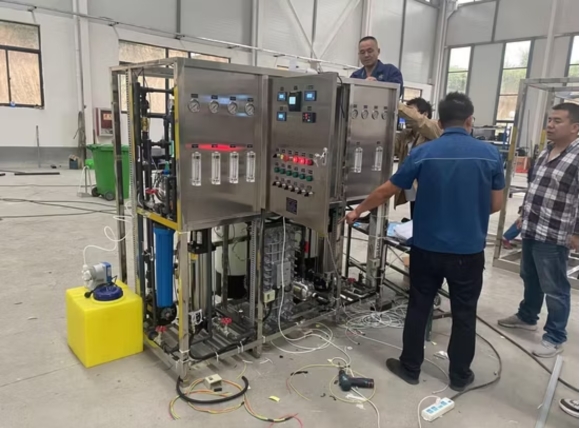 Hình lắp đặt thực tế hệ thống EDI cho nhà máy sản xuất